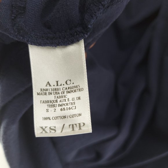 A.L.C.webster twist back open back blue sleeveless dress XS - Picture 10 of 11